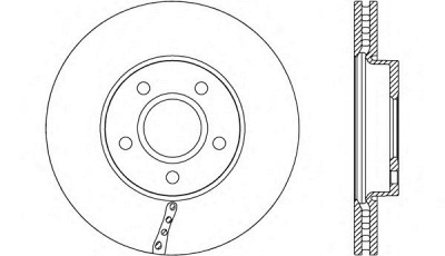 OPEN PARTS bdr269120 -  Тормозной диск